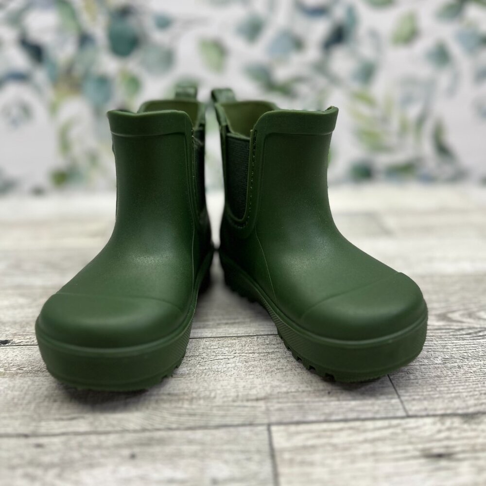 BEARPAW Toddler Rain Boots, Waterproof Rubber Kids Rainboot, Girls/Boys Size 3